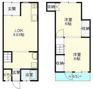 メゾネットみどりの間取り画像