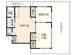 岡田ビル（観音本町）の間取り画像