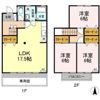 ペアシティ屋島 B棟?B-の間取り画像