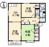 フォーレス阿品の間取り画像
