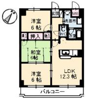 グランピア白島中町の間取り画像