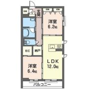 シャーメゾンオークの間取り画像