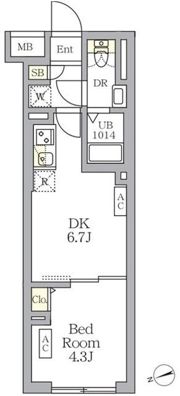 SOLASIA residence荻窪の間取り画像