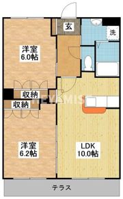カーサ・ドルチェの間取り画像