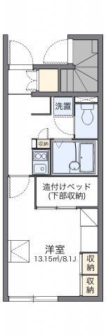レオパレス地御前の間取り画像