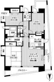 コスモ戸田公園セントラルビューの間取り画像