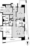 コスモ戸田公園セントラルビューの間取り画像