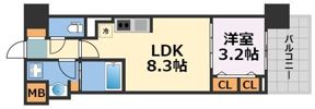 アーバネックス新町Ⅱの間取り画像