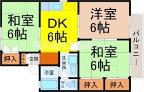 コーポ・シオンD棟の間取り画像