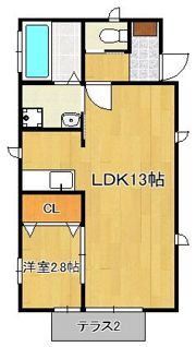サヤンテラス水巻 A1の間取り画像