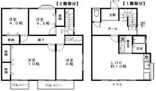 池田コーポ B号室の間取り画像