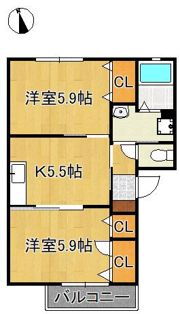 サンアスタの間取り画像