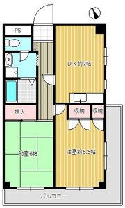 モロマンションA棟の間取り画像