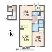 シャーメゾンM・O B棟の間取り画像