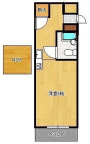 春とひだまりのアメリアの間取り画像