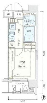 リヴシティ横濱弘明寺の間取り画像