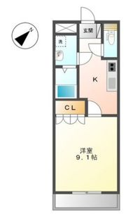 キャッスルハイム國重の間取り画像