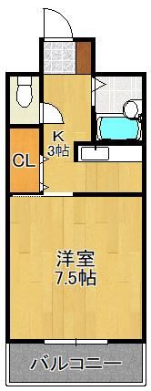 ピュアシティ小倉の間取り画像