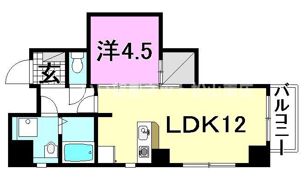 ライフコート湊町の間取り画像