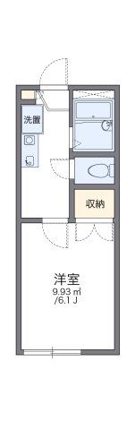 レオパレス白糸の間取り画像