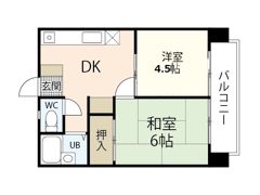 ハイム森の間取り画像