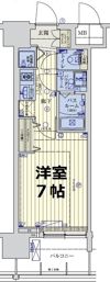 スワンズシティ梅田シエロの間取り画像