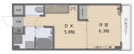 ハイツ栄和の間取り画像