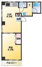 ブランニューウェイブの間取り画像