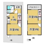 ペディハウス箕面市桜井の間取り画像