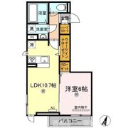 アサヒパレス久保田 A棟の間取り画像