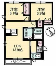 エフィカスの間取り画像
