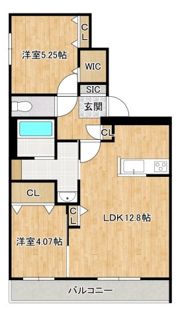 アルファスクエア花園5丁目の間取り画像