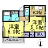 ベルハイツMの間取り画像