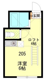 サンノーブル横須賀の間取り画像