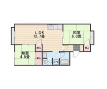 ガーデンハイツ南輝Bの間取り画像