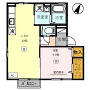 アペイス若杉の間取り画像