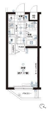 ガリシア江古田の間取り画像