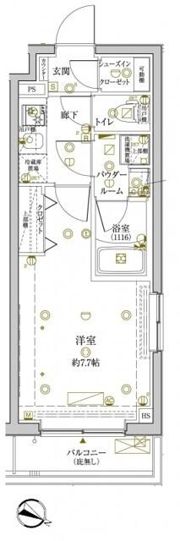 クレイシアIDZ学芸大学の間取り画像