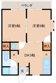 サンハイツⅢの間取り画像