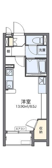 レオネクスト東島田Ⅱの間取り画像