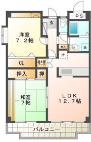 桜マンションの間取り画像