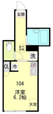 バーミープレイス沼袋の間取り画像