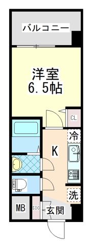ArtizA王子公園D.C.の間取り画像