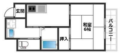 エフアール板宿の間取り画像