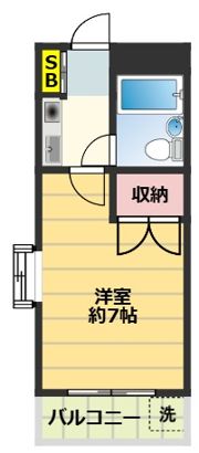 サニーライフ四谷の間取り画像