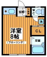 クレセントⅢの間取り画像