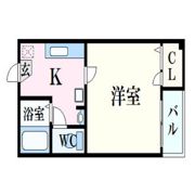 ハイエスト田町の間取り画像