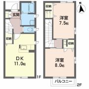 シャーメゾン Ⅲ番館の間取り画像