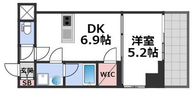 ヴィーナス今里の間取り画像