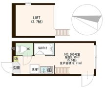 ハーモニーテラス稲荷台Ⅱの間取り画像